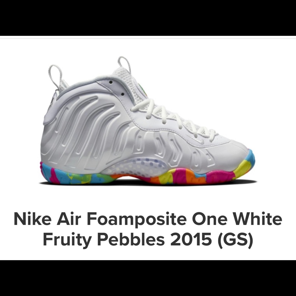 Nike Air Foamposite One White Fruity Pebbles